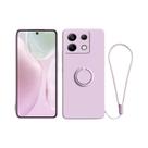 Capa De Silicone Líquido TPU Com Suporte De Anel Para MOTO EDGE 60 pro Fusion S G86 G56 G85 G35 G84