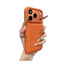 Capa De Silicone Macia Com Textura De Lichia Laranja Para iPhone 17 pro Max 12 13 14 15 16 pro plus