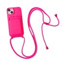 Capa De Silicone Macia Para iPhone 16 15 pro Max 14 plus 13 12 11 Com Slot Para Cartão E Cordão