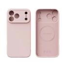 Capa De Silicone Magnética Antichoque Magsafe Para iPhone 17 pro Max 16 15 14 13 12 - Capa Traseira