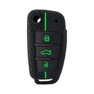 Capa De Silicone Para Chave Audi A4 A6 A3 A1, Suporte Para Controle Remoto De 3 Botões, Acessórios