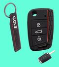 Capa De Silicone Para Chave Canivete Volkswagen Golf Virtus