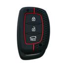 Capa De Silicone Para Chave Remota De Carro Hyundai 3 4 Botões Creta Ix35 Ix45 I10 I30 I40 Tucson