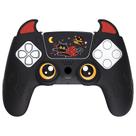 Capa de silicone para controlador PS5 PlayVital Cute Demon Black