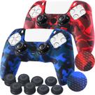 Capa de silicone para controlador PS5 YoRha x2 com alças de polegar