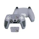 Capa De Silicone Para Controle PS5 Edição Limitada 30º Aniversário Com Adesivo Para Tela Sensível Ao