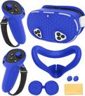 Capa de Silicone para Meta Quest 3 - MS.CLEO Blue