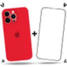 Capa de silicone + pelicula 3d compatível com qualquer ios