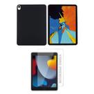 Capa de Silicone + Película de Vidro Para iPad 9ª Geração 10.2 Polegadas