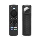 Capa de Silicone SaharaCase para Controle Remoto Compatível com Amazon Fire TV Stick 4K com Apple AirTag (3ª Geração) Preta