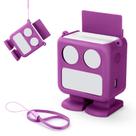 Capa de Silicone Seracle para Yoto Mini Player Roxa com Suporte