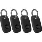 Capa de Silicone ZERODAMAGE SAHARA CASE Kit com 4 Unidades para Tile Pro Preta