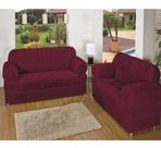 Capa De Sofa 2 E 3 Lugares 21 Elastico Vinho Capa De Sofa 2 E 3 Lugares 21 Elastico Vinho