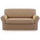 Capa de sofá Easy-Going Microfiber Stretch Loveseat Camel