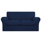 Capa de sofá Easy-Going Stretch de 3 peças para Loveseat Navy