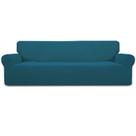 Capa de sofá Easy-Going Stretch de 4 lugares azul pavão Capa de sofá Easy-Going Stretch de 4 lugares azul pavão