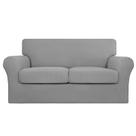 Capa de sofá Easy-Going Stretch para Loveseat cinza claro