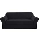 Capa de sofá H.VERSAILTEX High Stretch 2 peças preta 180-220 cm