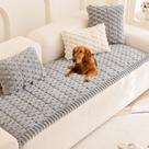 Capa de sofá Mivnue Pet lavável para cães Sofá 70,9 x 180 cm prateada