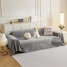 Capa de sofá MYSKY HOME para sofá de 2 almofadas 180x300cm cinza