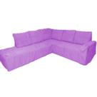 Capa de Sofa Para Canto Chaise Em Malha Gel Elasticada (Sala, Decoração, Aconchego, Protetora)