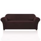 Capa de sofá PrinceDeco para sofá de 3 almofadas XL Brown