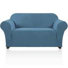 Capa de sofá PrinceDeco Stretch Loveseat Dusty Blue Poliéster
