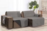 Capa de sofa retratil e reclinavel protetor em dupla face largura de 1,80m