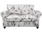 Capa de sofá Slipcover SearchI Stretch Loveseat com capa de almofada