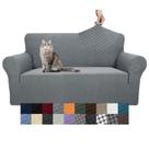 Capa de sofá YEMYHOM Jacquard Design High Stretch para 2 almofadas