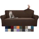 Capa de sofá YEMYHOM Jacquard Design High Stretch para 3 almofadas