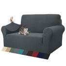 Capa de sofá ZNSAYOTX High Stretch Loveseat cinza escuro