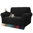 Capa de sofá ZNSAYOTX High Stretch Loveseat preta