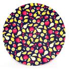 Capa de Sousplast de Tecido Tricoline Frutas p/Base Mdf 35cm Capa de Sousplast de Tecido Tricoline Frutas p/Base Mdf 35cm