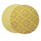 Capa de sousplat dupla face avulsa - bandana amarelo Capa de sousplat dupla face avulsa - bandana amarelo