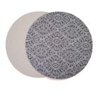 Capa de sousplat dupla face avulsa - bandana cinza Capa de sousplat dupla face avulsa - bandana cinza