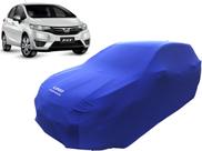 Capa De Tecido Helanca Lycra Para Honda Fit De Luxo