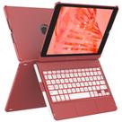 Capa de teclado AmzCase para iPad 9ª geração 10,2" retroiluminada