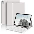 Capa de teclado aoub para iPad 11ª geração de 11 polegadas 2025 e 10ª geração de 10,9 polegadas 2022 com porta-lápis