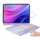 Capa de teclado de 10ª geração para iPad NOKBABO com luz de fundo arco-íris