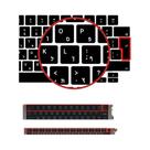 Capa De Teclado De Silicone Hebraico Para MacBook pro Air M2 M3 M4 13 14 15 16 Polegadas Película