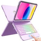 Capa de teclado FUWANG Touch para iPad 11ª geração 11" e 10ª geração 10,9"