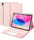 Capa de teclado Harvopu compatível para iPad de 11ª e 10ª geração