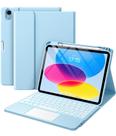 Capa de Teclado Harvopu para iPad 10ª Geração (10.9", 2022)