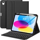 Capa de teclado MoKo para iPad 11" A16 e 10,9" com porta-lápis