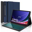 Capa de teclado SENGBIRCH Galaxy Tab S9+ 12.4" Bluetooth