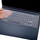 Capa de teclado UUONDO para ASUS VivoBook 16X 16 F1603 M1603 M1605, VivoBook Pro 16X OLED K3605 K6602 N7601 TN3604, VivoBook 15 15.6 K3502 M3502 M1503 M6501 K6501, Zenbook 15 Q539ZD UM3504 (transparente)