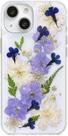Capa de telefone Abbery para iPhone 14 Plus/15 Plus transparente com flores