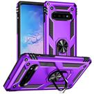 Capa de telefone Aozuoton para Samsung Galaxy S10 roxa
