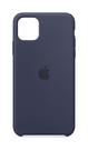 Capa de telefone Apple iPhone 11 Pro Max de silicone azul meia-noite